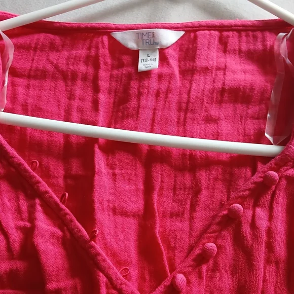 Time and Tru Color Pink Dress - Picture 4 of 4